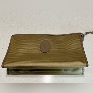 Vintage YSL canvas clutch